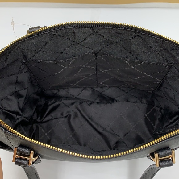 MICHAEL KORS Charlotte Large Leather Top-Zip Tote - Picture 10 of 15